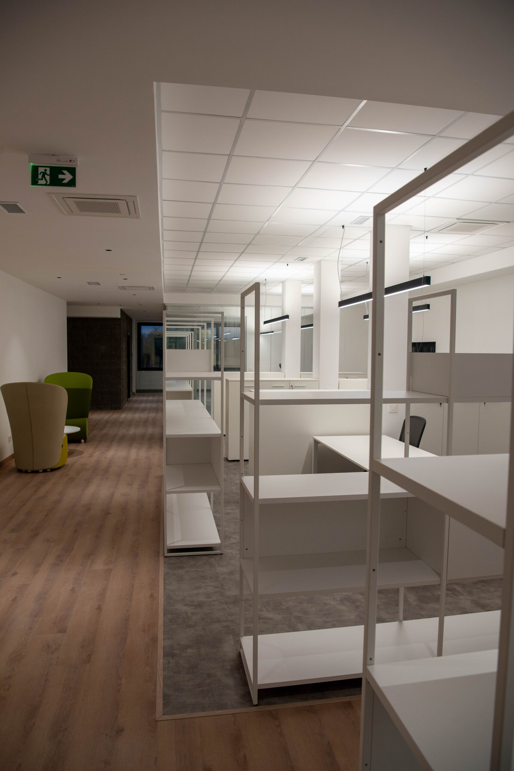 Dettaglio Corridoio Openspace